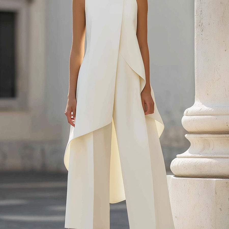 Martina – Minimalistički komplet sa topom i pantalonama
