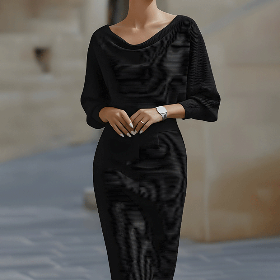 Lydia | Elegantna Midi Haljina za Žene