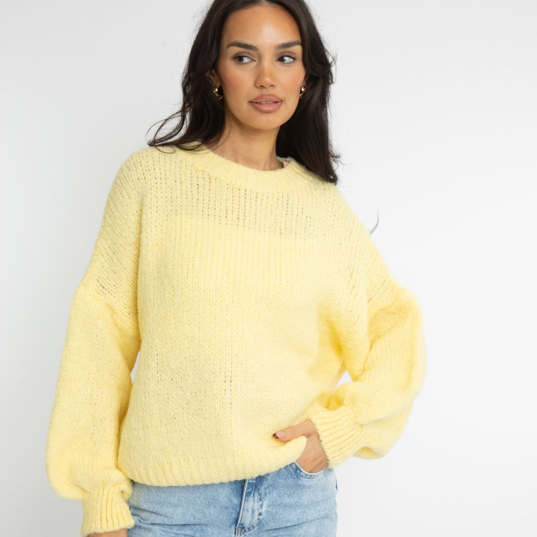 Osnovni Oversize Pleteni Pulover