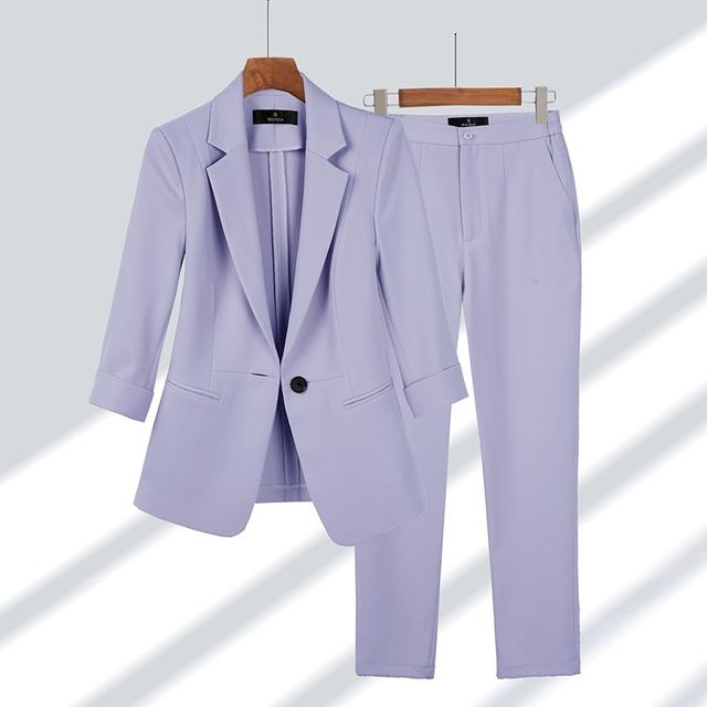 Verónica – Elegantni komplet sa blejzerom i pantalonama