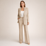 Vanessa – Elegantni komplet sa blejzerom i širokim pantalonama
