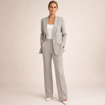 Vanessa – Elegantni komplet sa blejzerom i širokim pantalonama