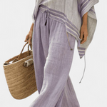Natália – Boho komplet sa topom i pantalonama