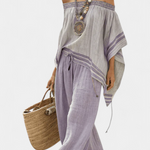 Natália – Boho komplet sa topom i pantalonama