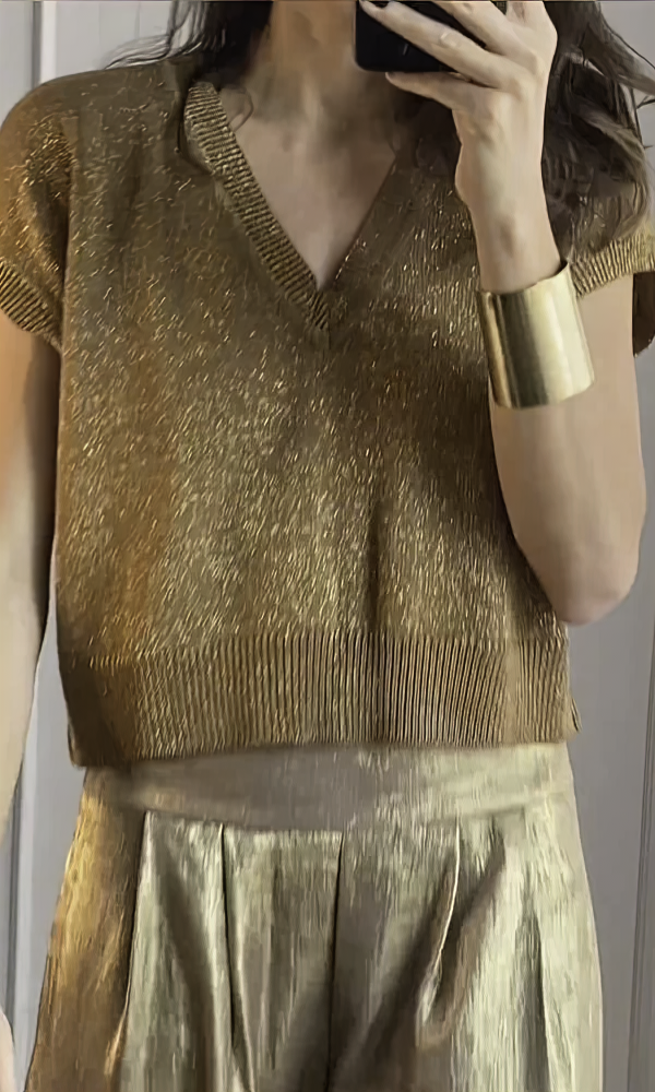 Irene – Elegantni dvodelni komplet sa topom i pantalonama
