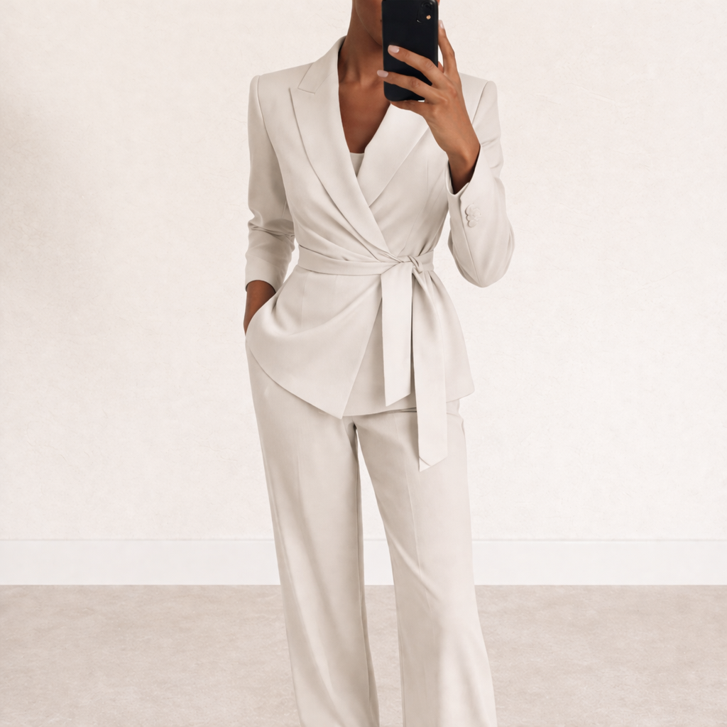 Nika – Elegantni komplet sa blejzerom i pantalonama