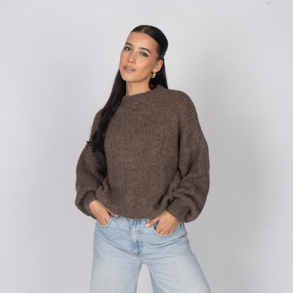 Osnovni Oversize Pleteni Pulover