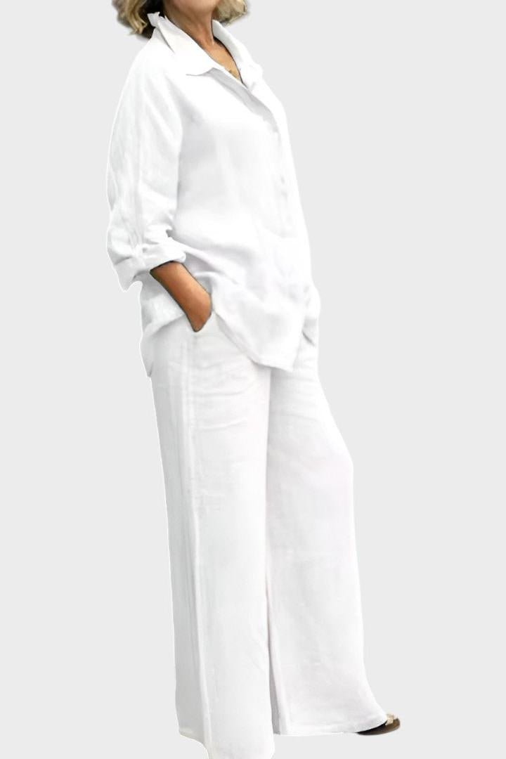 Komplet sa bluzom i pantalonama – Roze model