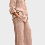 Komplet sa bluzom i pantalonama – Roze model