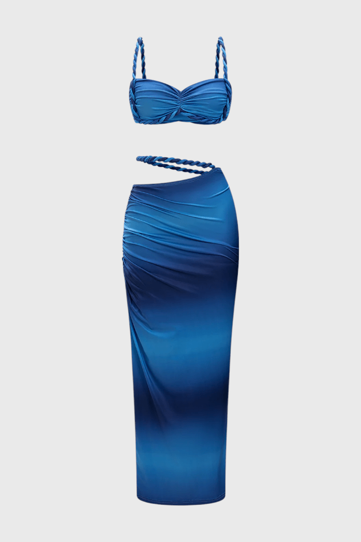 Ella – Dvodelni šifonski elegantni komplet