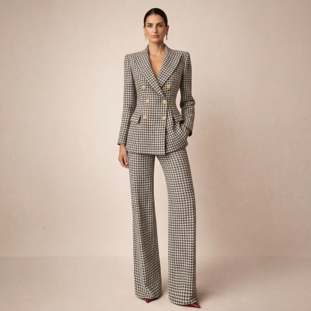 Gabriela – Elegantni komplet sa blejzerom i pantalonama