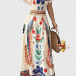Itzel – Boho komplet sa topom i suknjom