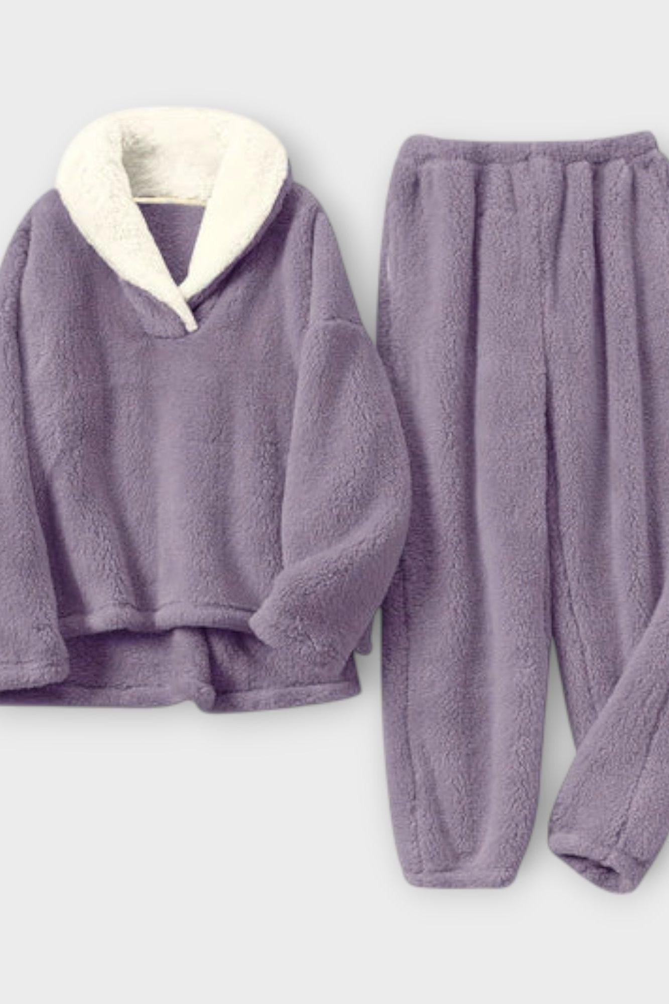 Karolina – Topli komplet sa košuljom i pantalonama
