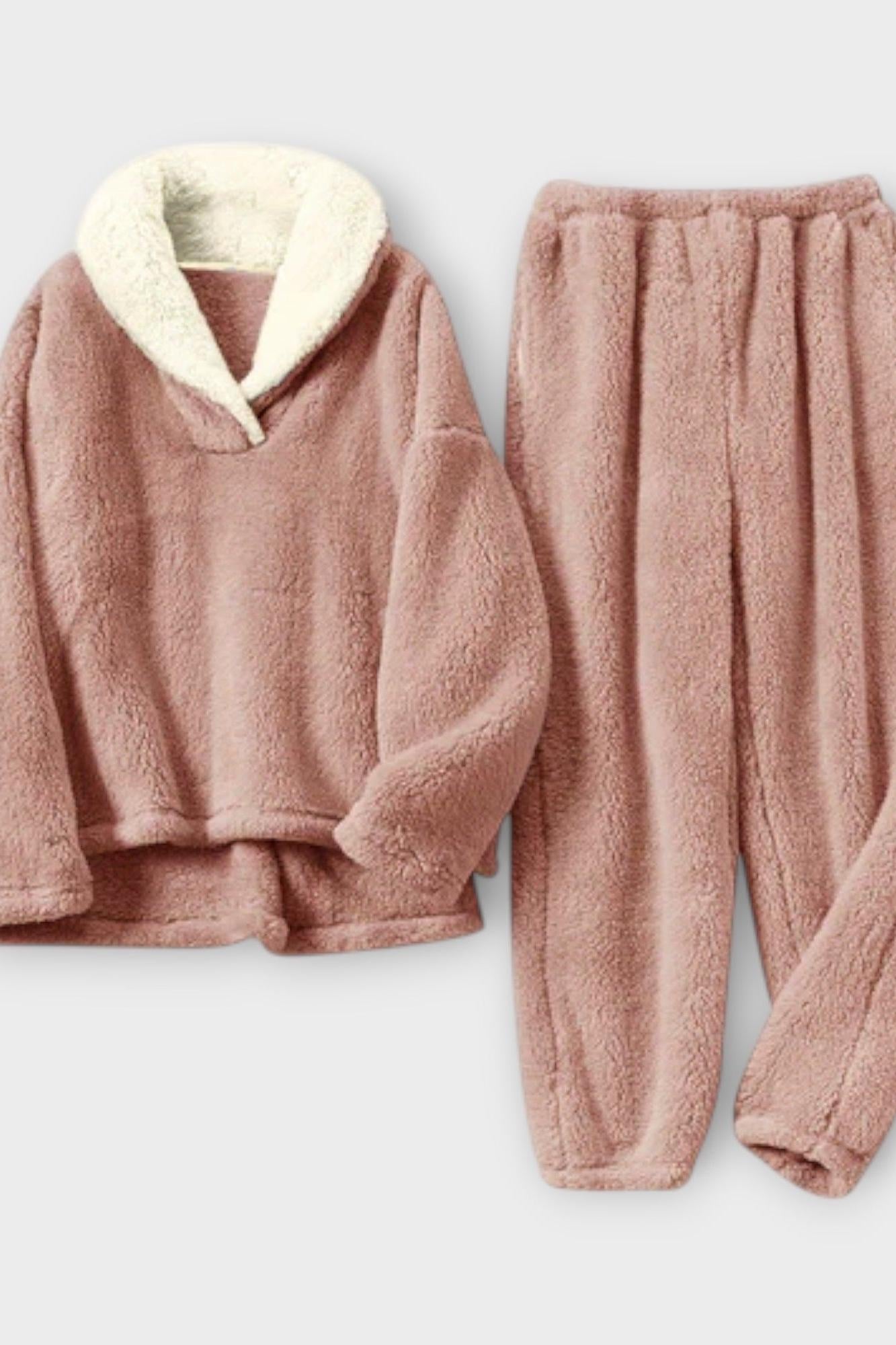 Karolina – Topli komplet sa košuljom i pantalonama