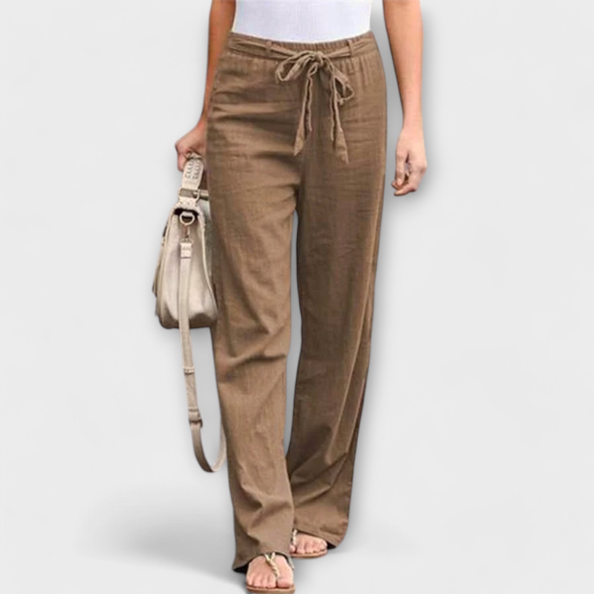 Lorena – Lagane lanene pantalone