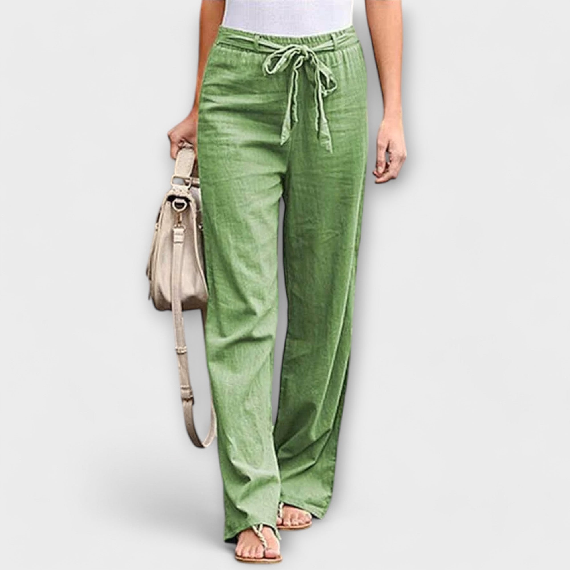 Lorena – Lagane lanene pantalone