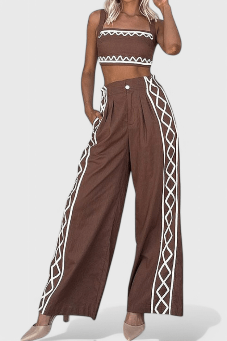 Mirella – Komplet sa topom i pantalonama