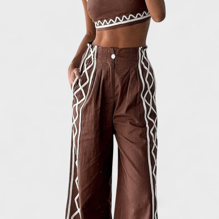 Mirella – Komplet sa topom i pantalonama