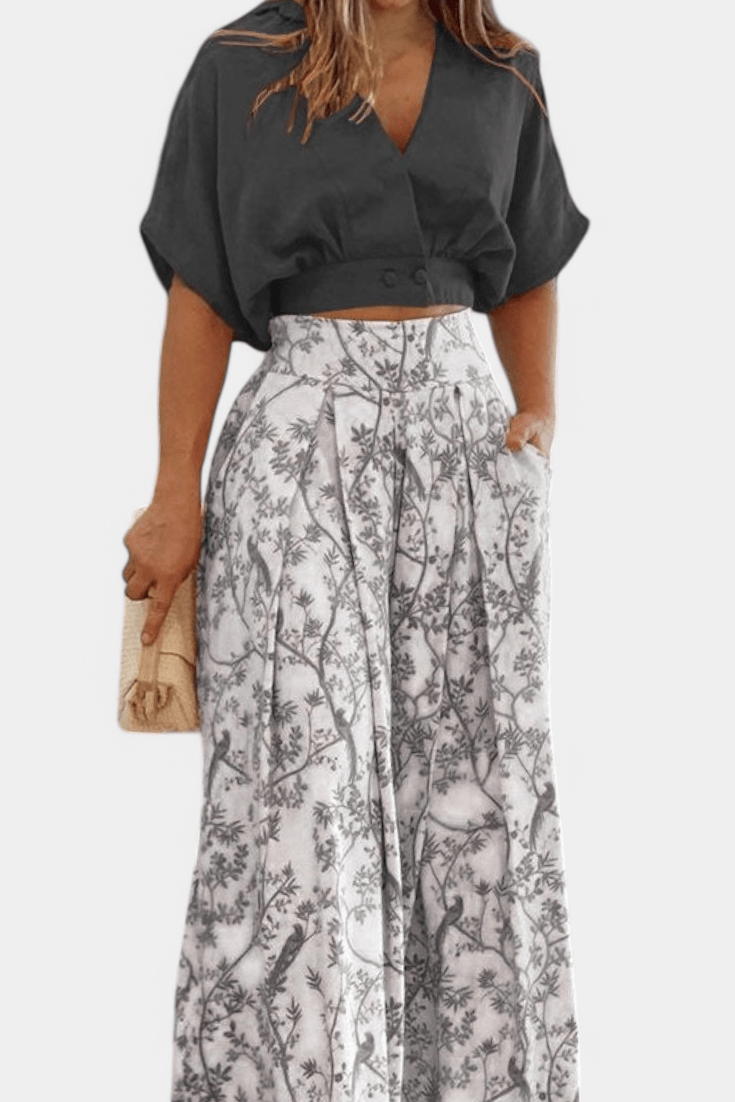 Olivia Boho – Boho komplet sa topom i pantalonama