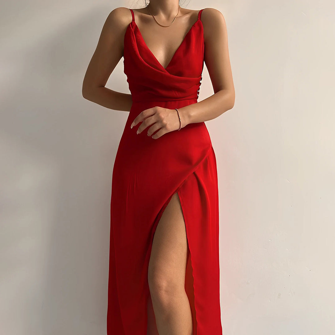 Carina | Elegantna haljina bez bretela