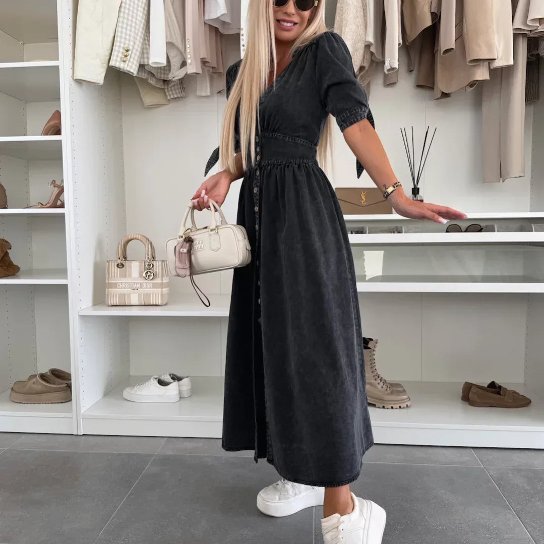 Ivanka | Blistava teksas haljina