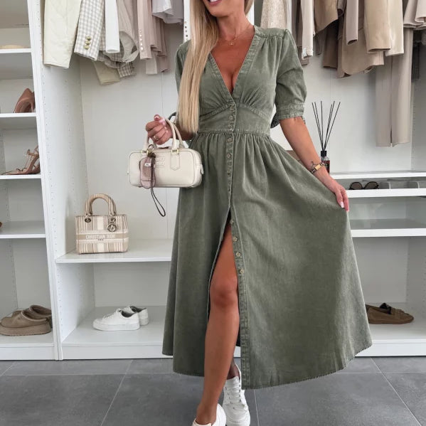 Ivanka | Blistava teksas haljina