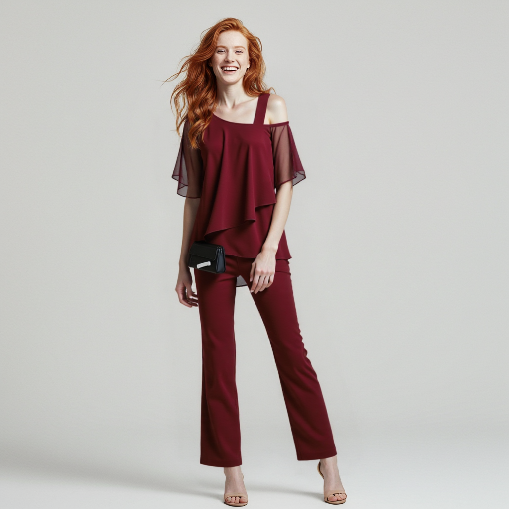 Bianca – Elegantni dvodelni komplet otvorenih ramena